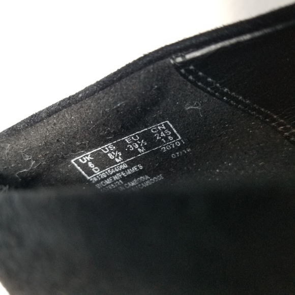 CLARKS ARTISAN WOMEN'S BLACK WEDGES SIZE 8.5 - Picture 3 of 15